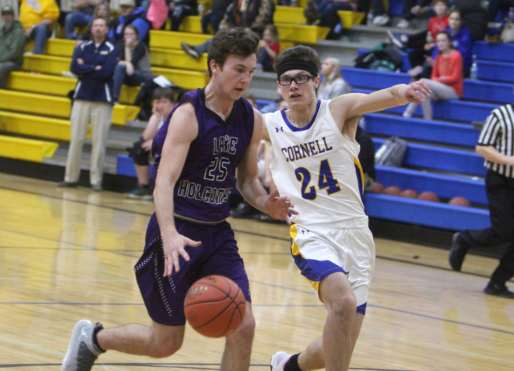 Lake Holcombe at Cornell boys basketball 1-14-22
